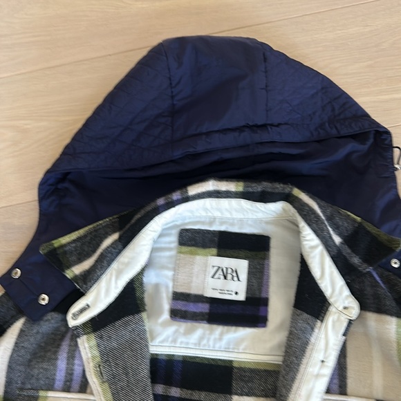 Zara Shirt coat with removable hood - Picture 4 of 4